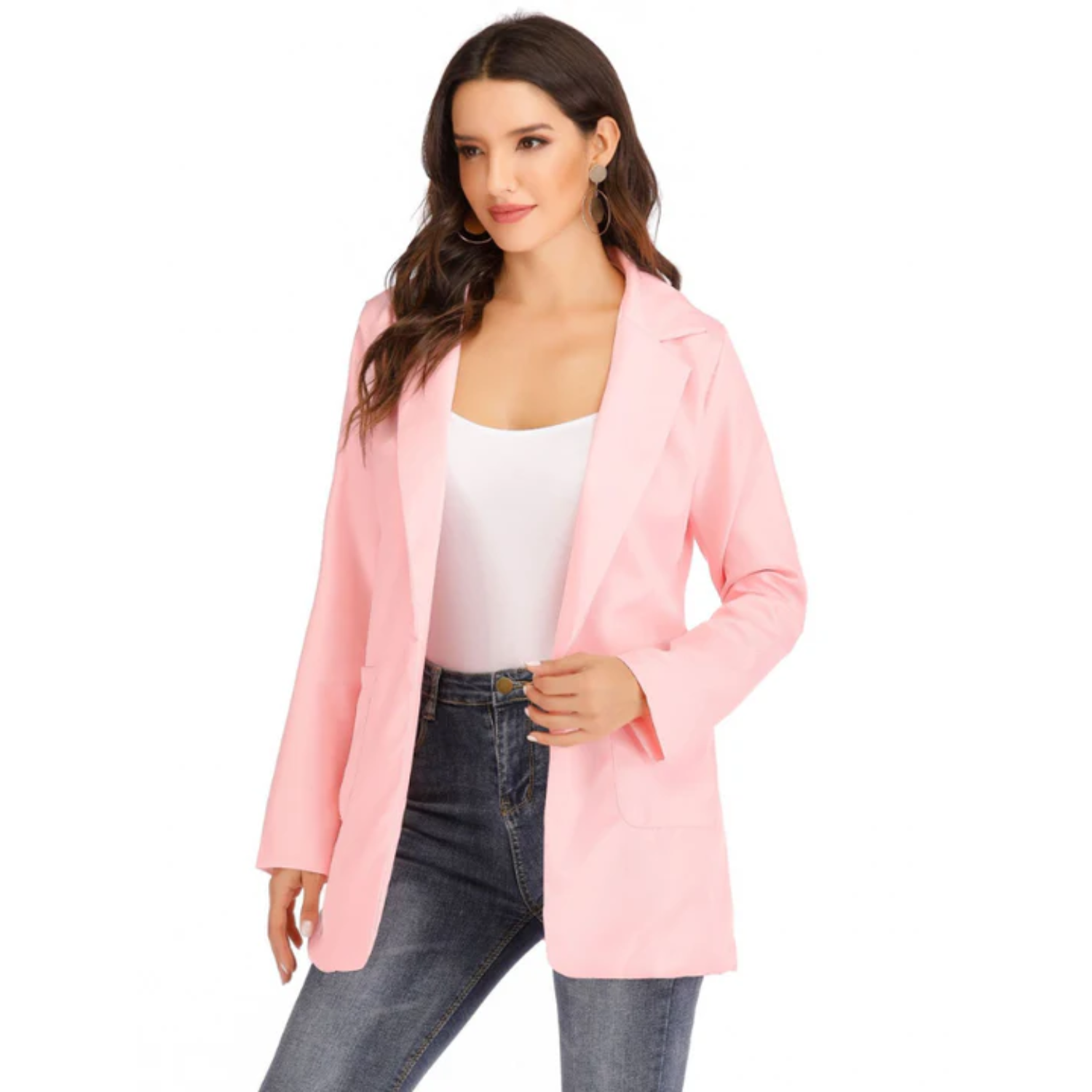 Widok boczny marynarki Slim-Fit w eleganckiej stylizacji