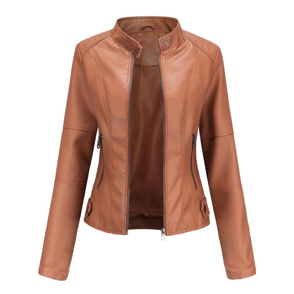 Leren jas casual gecombineerd met jeans